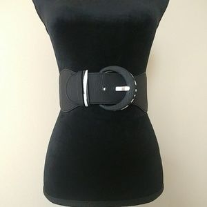 *Strechable Black/White Chunky Belt